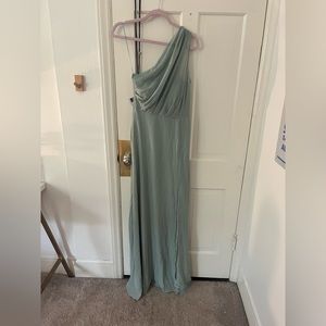 Birdy Grey Kira Chiffon Sage Bridesmaid Dress